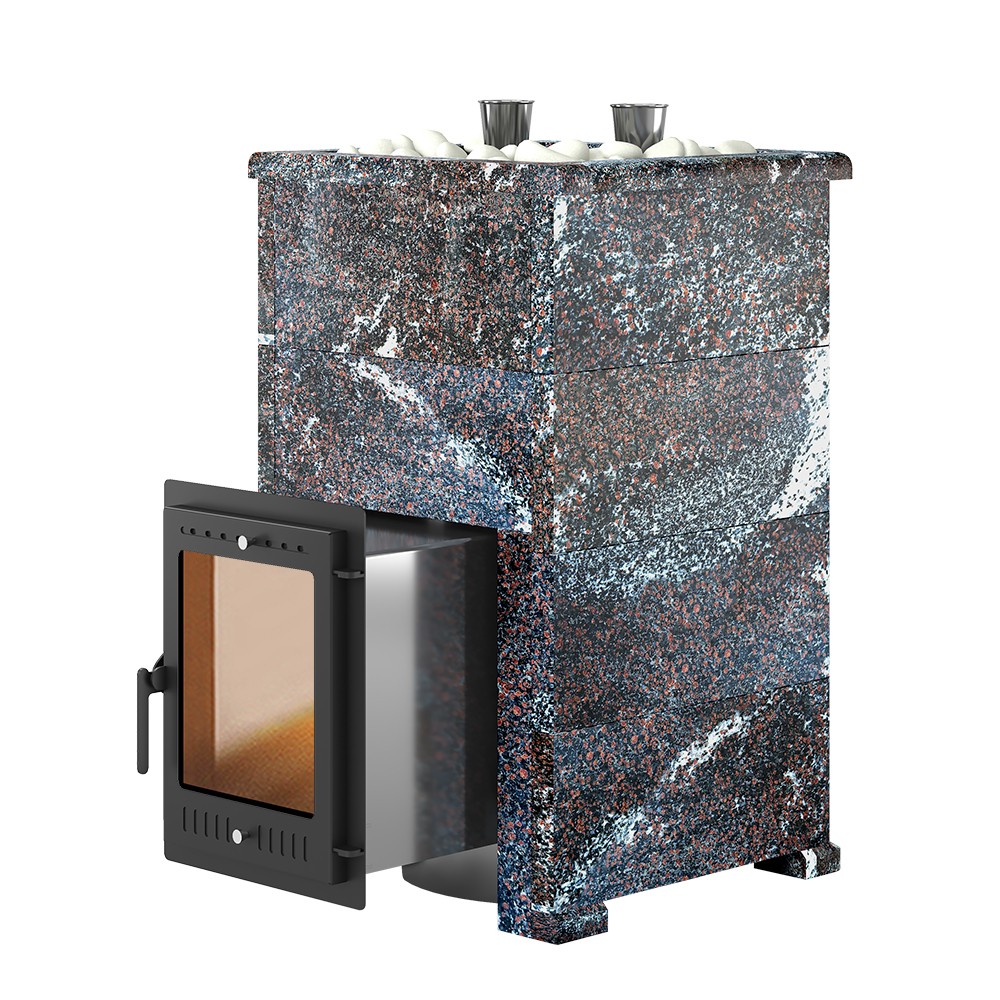 Печь для бани Эверест Steam Master 38 INOX Амфиболит S-40