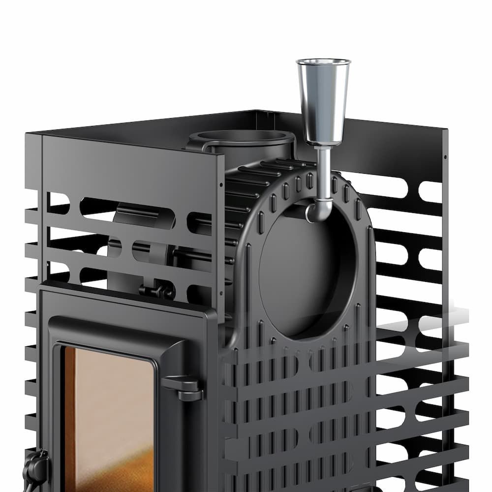 Печь для бани ASTON Шторм б/в (чугун) — фото 2
