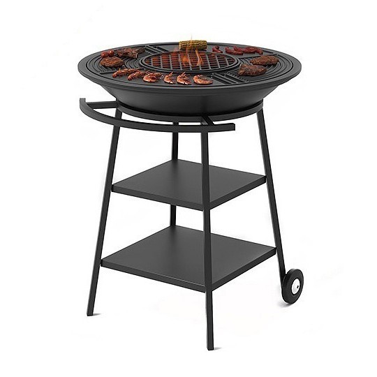 Чугунный Fantastic Grill Везувий Ø700 (чаша+подставка+плита Gurman Ø700+крышка)