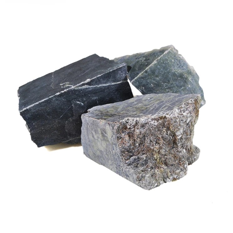 Камни для бани Нефрит (Green stone) колото-пиленый (ведро 10 кг)