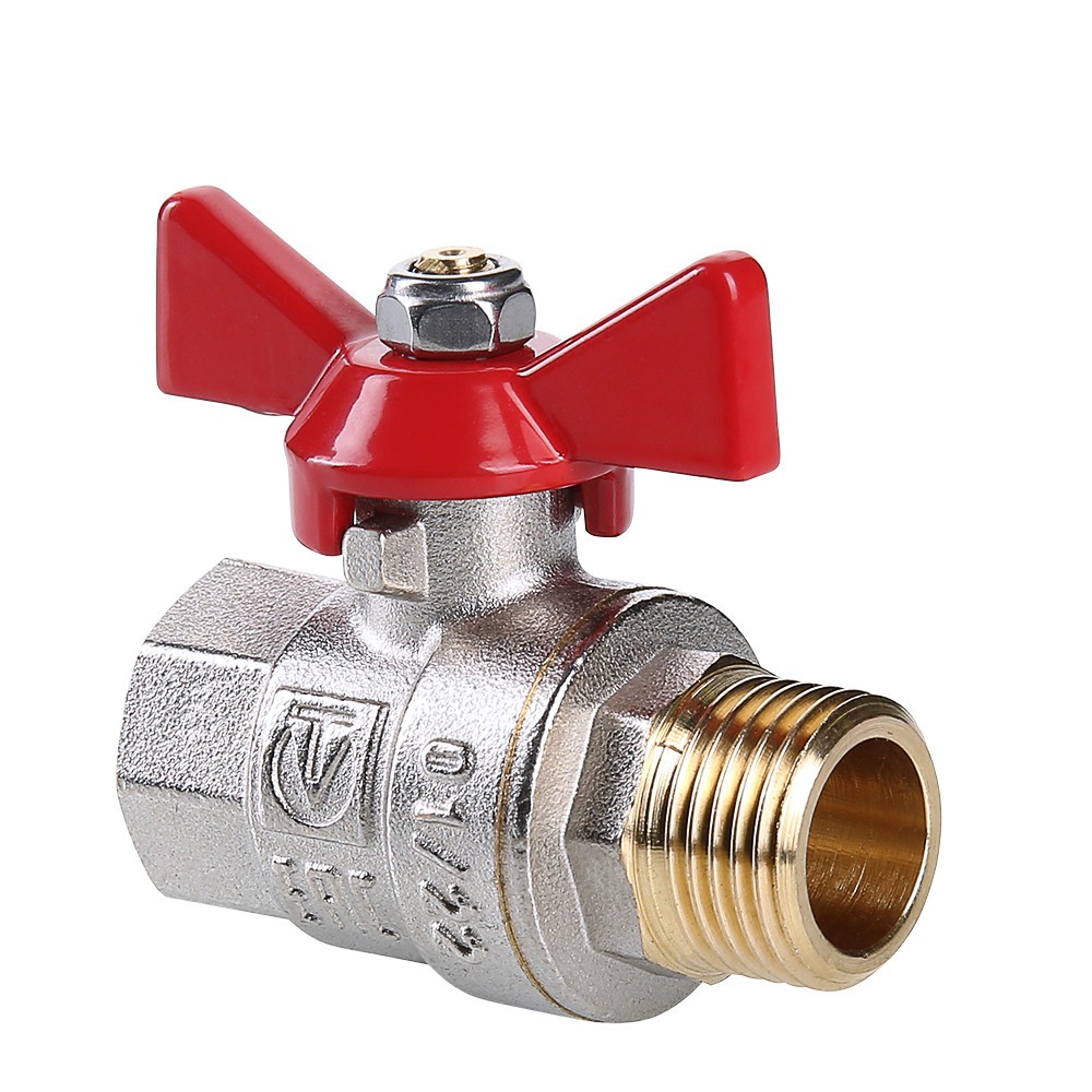 Кран шаровый 3/4 ВР НР ручка бабочка BASE Valtec