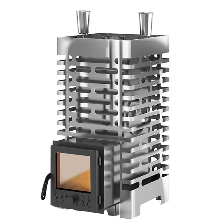 Печь для бани ASTON 20 INOX стекло