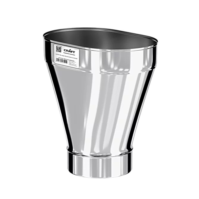 Craft Oval переход с круга (П) на овал (М) 0,33м 100х200 (316/0,8) Ф115