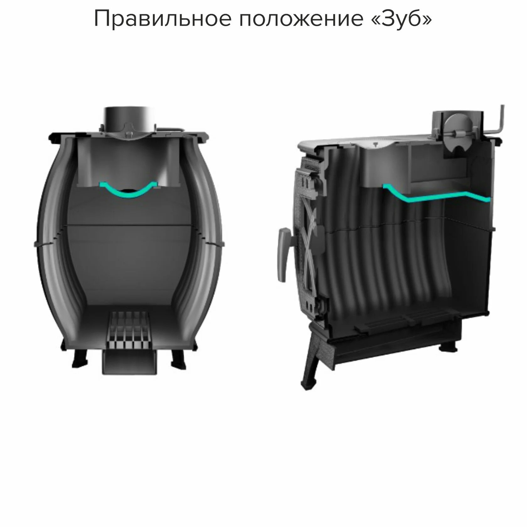 Печь-камин отопительно-варочная Бахта — фото 9