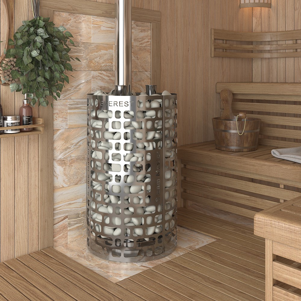 Печь для бани Эверест Steam Master 24 INOX (210М) — фото 4
