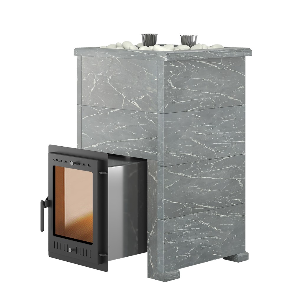 Печь для бани Эверест Steam Master 38 INOX Талькохлорит S-40